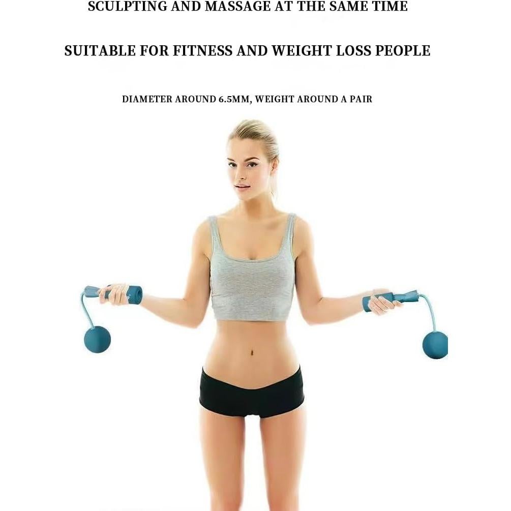 Cuerda de Saltar Inalámbrica Kimaxhe Rosa 60cm con Peso