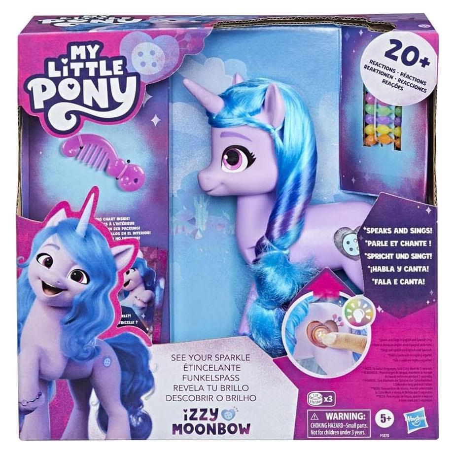Pony Izzy Moonbow 20 cm con Luz y Sonido - Hasbro