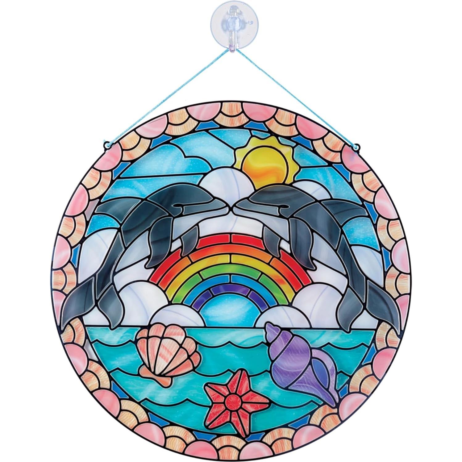 Kit de Manualidades Vidrio Templado Melissa & Doug Delfines