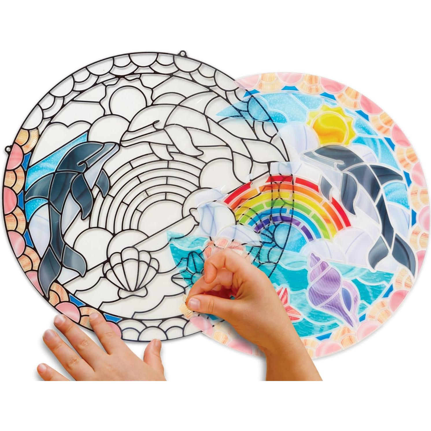 Kit de Manualidades Vidrio Templado Melissa & Doug Delfines