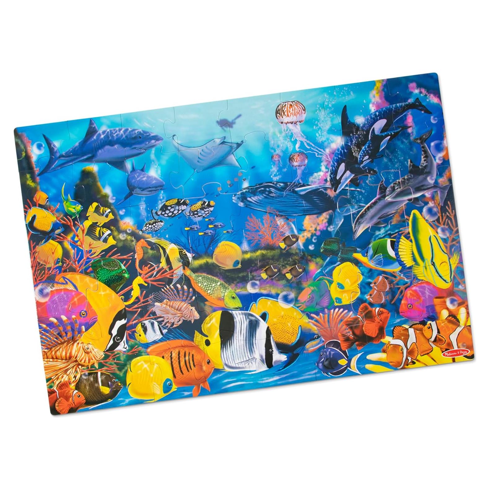 Rompecabezas del Fondo Marino Melissa & Doug 48 Piezas 91x61cm