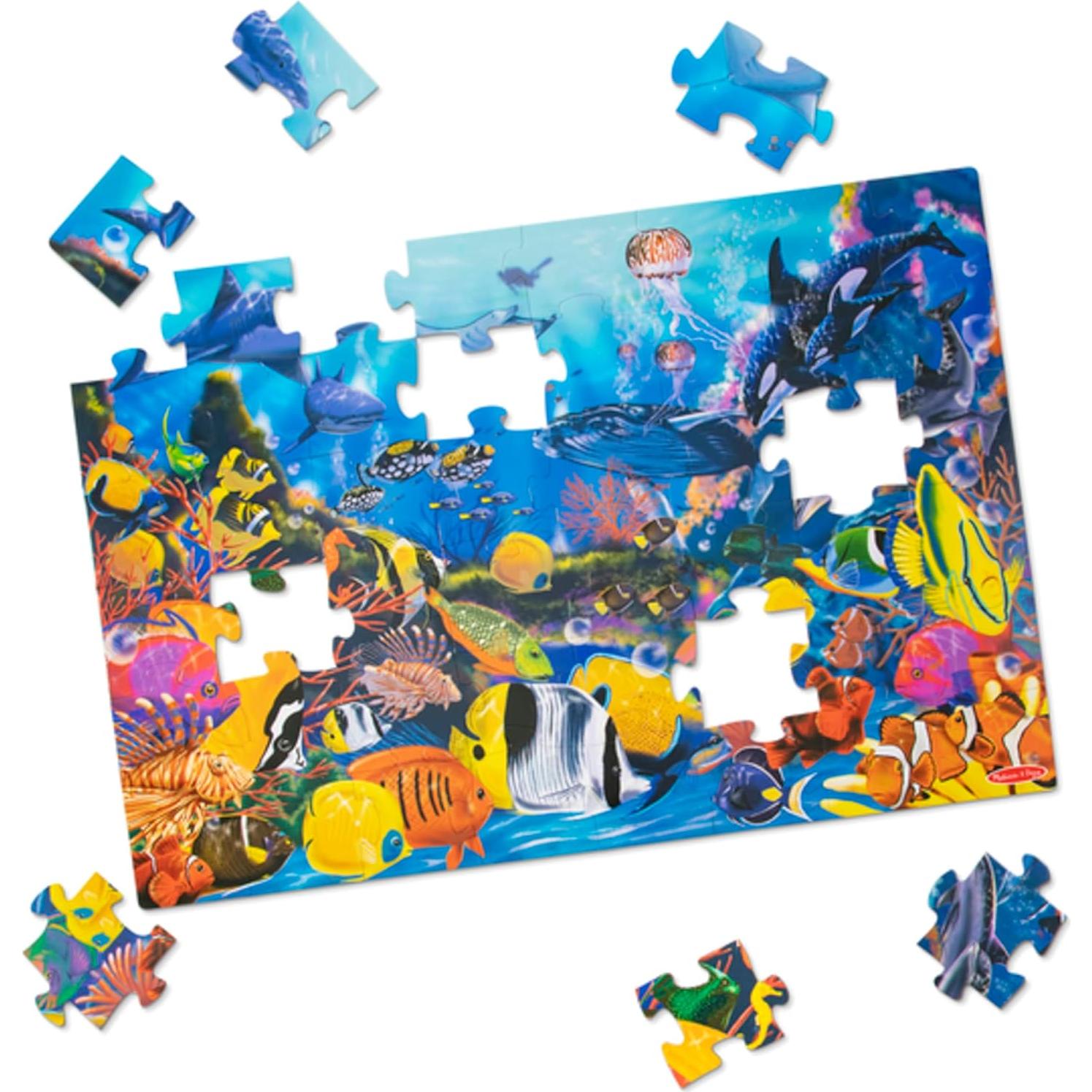 Rompecabezas del Fondo Marino Melissa & Doug 48 Piezas 91x61cm