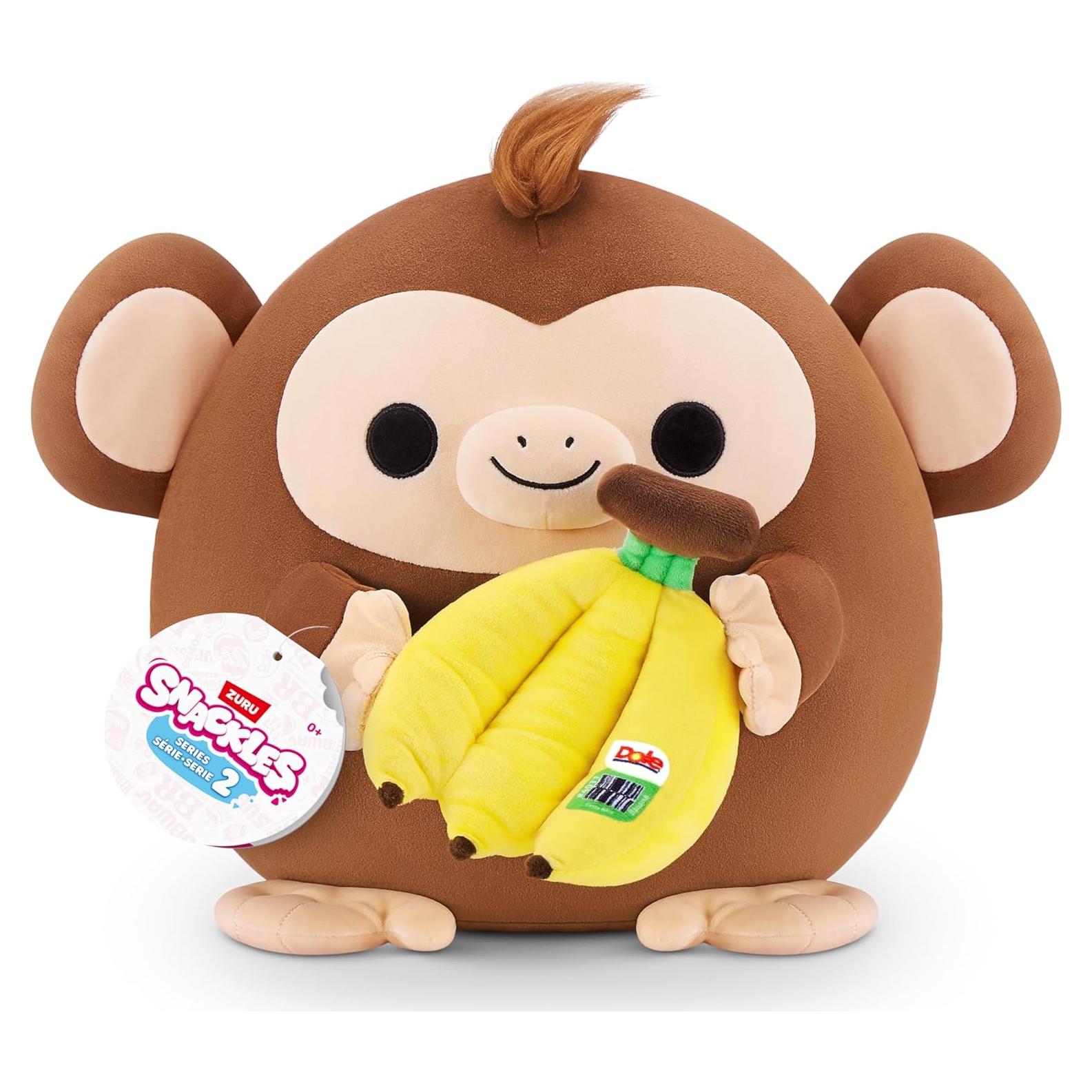 Peluche Snackles Mono Dole 20 cm Ultra Suave ZURU