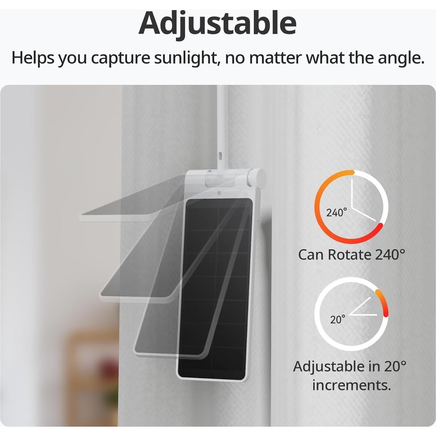 Cargador Solar SwitchBot para Cortina 3 - Alta Eficiencia