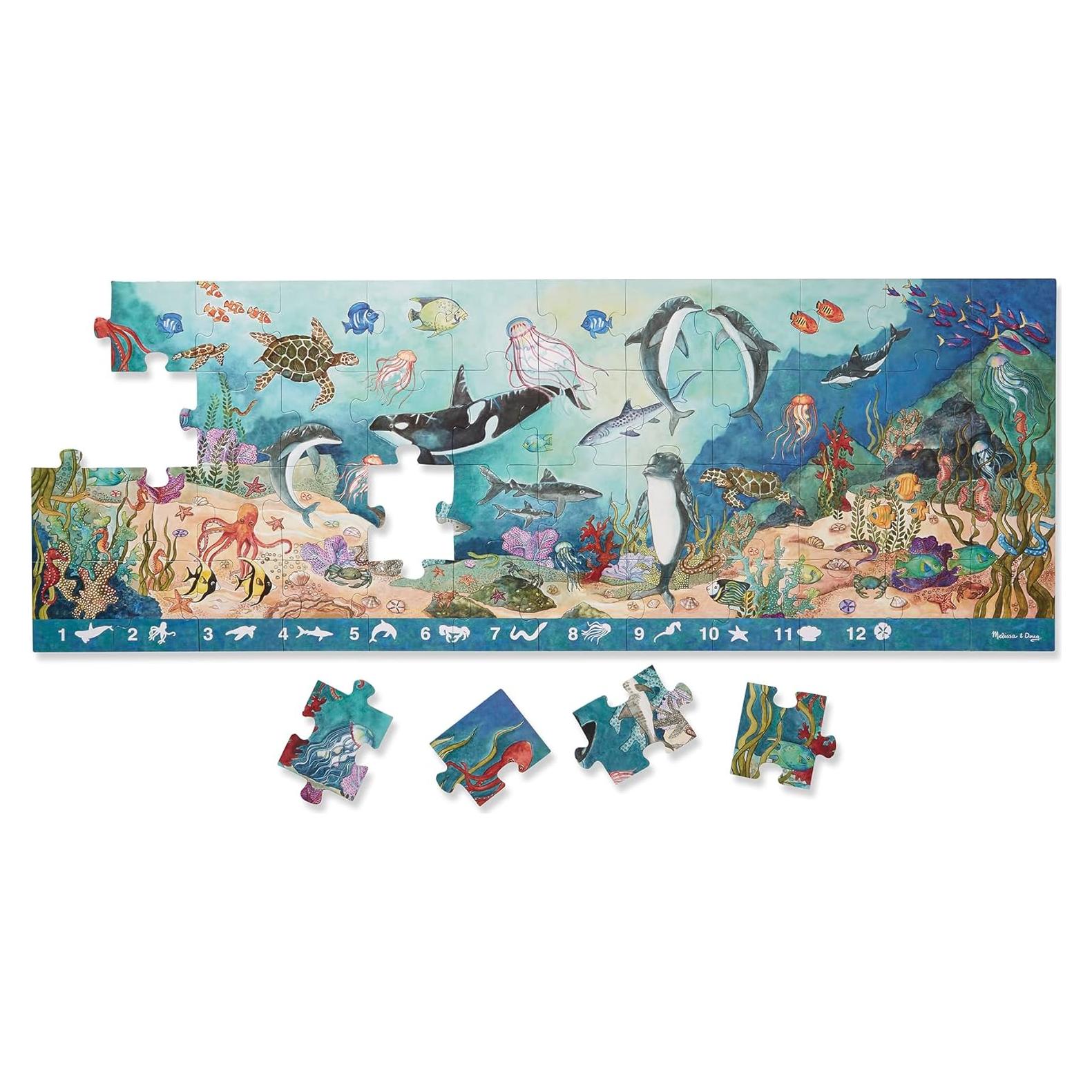Rompecabezas Jumbo Bajo las Olas Melissa & Doug 48 Piezas