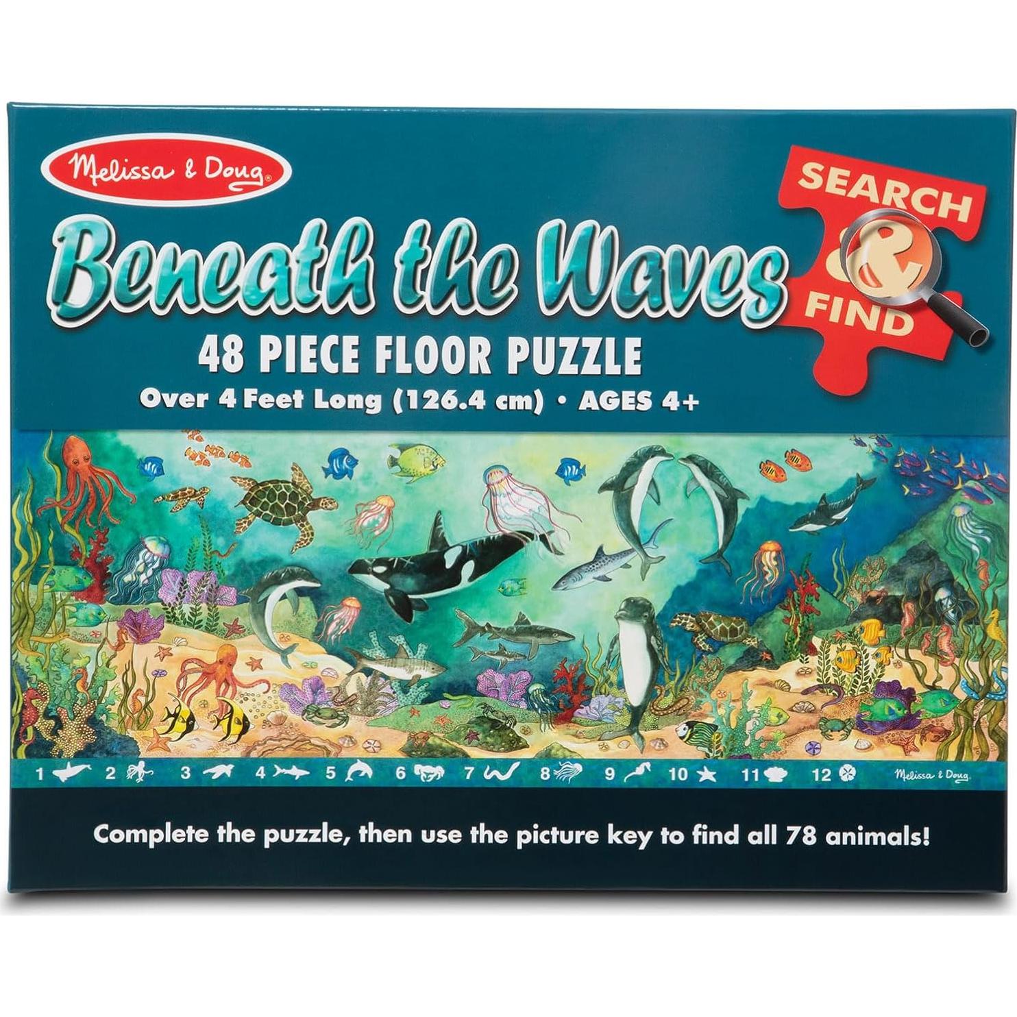 Rompecabezas Jumbo Bajo las Olas Melissa & Doug 48 Piezas