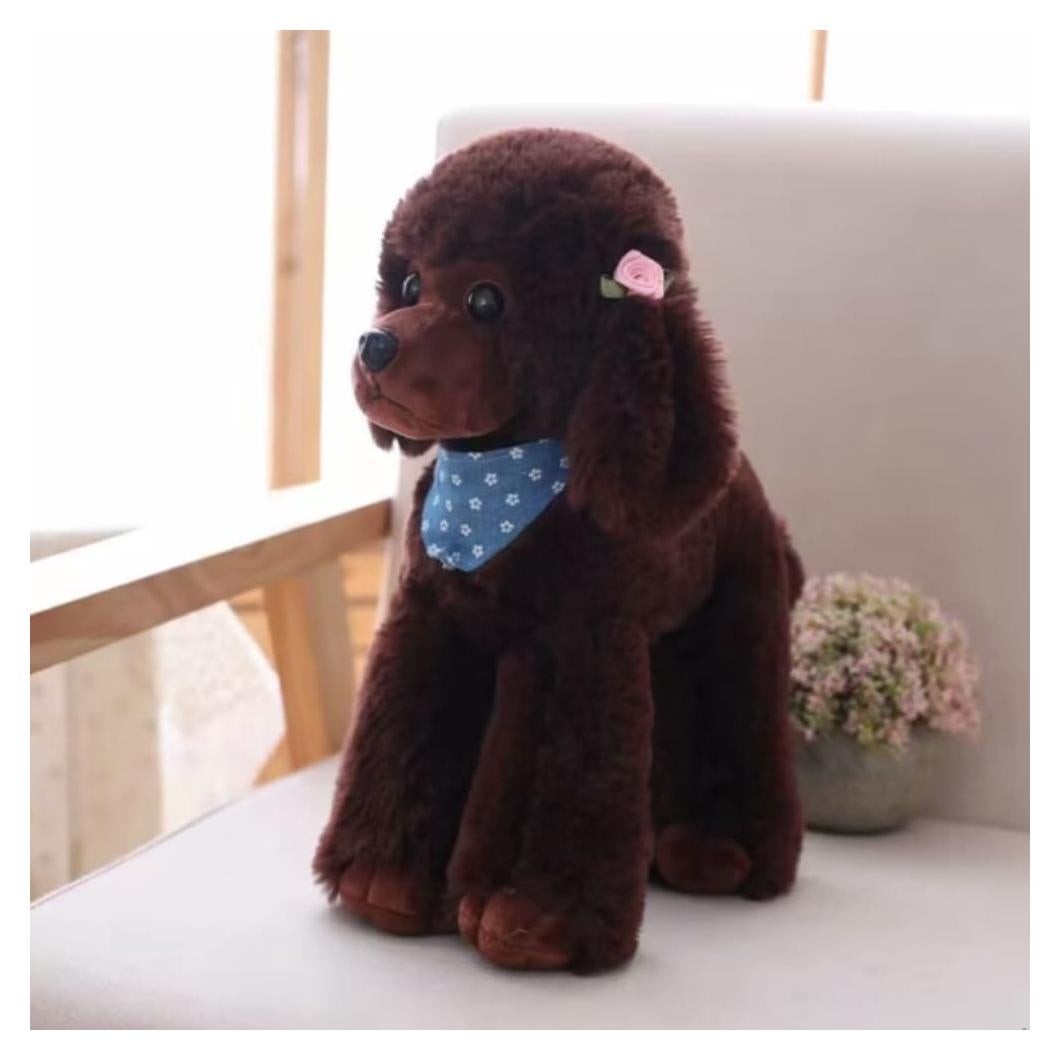 Juguete de Peluche Poodle OPHRBU 30 cm Café Suave