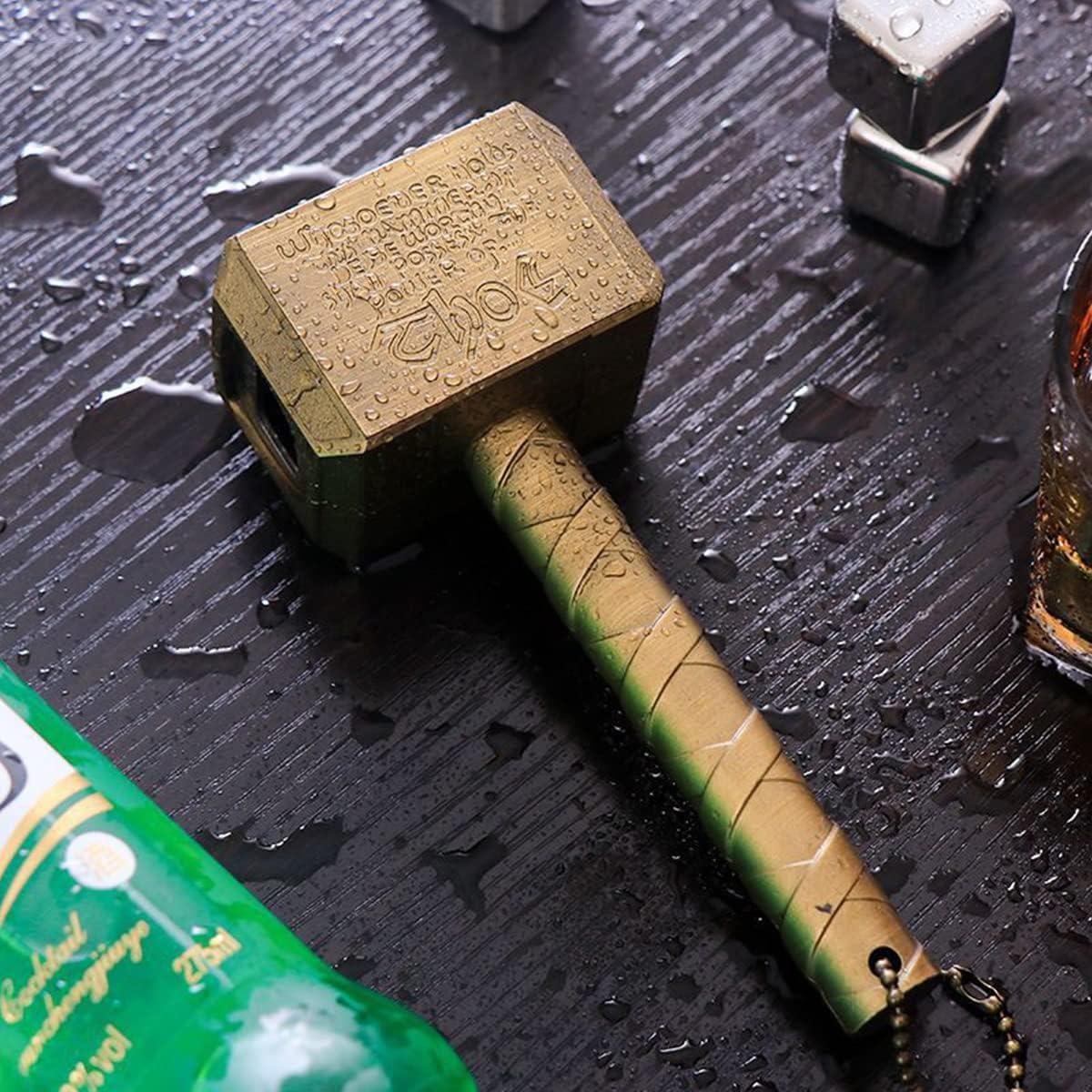 Abrebotellas Magnético de Cerveza VEADOOLLY Martillo Bronce