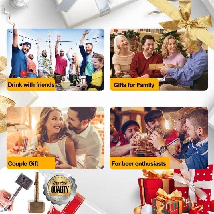 Abrebotellas Magnético de Cerveza VEADOOLLY Martillo Bronce