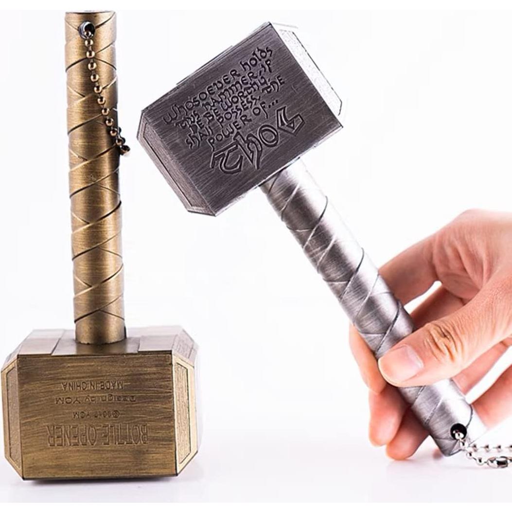 Abrebotellas Magnético de Cerveza VEADOOLLY Martillo Bronce