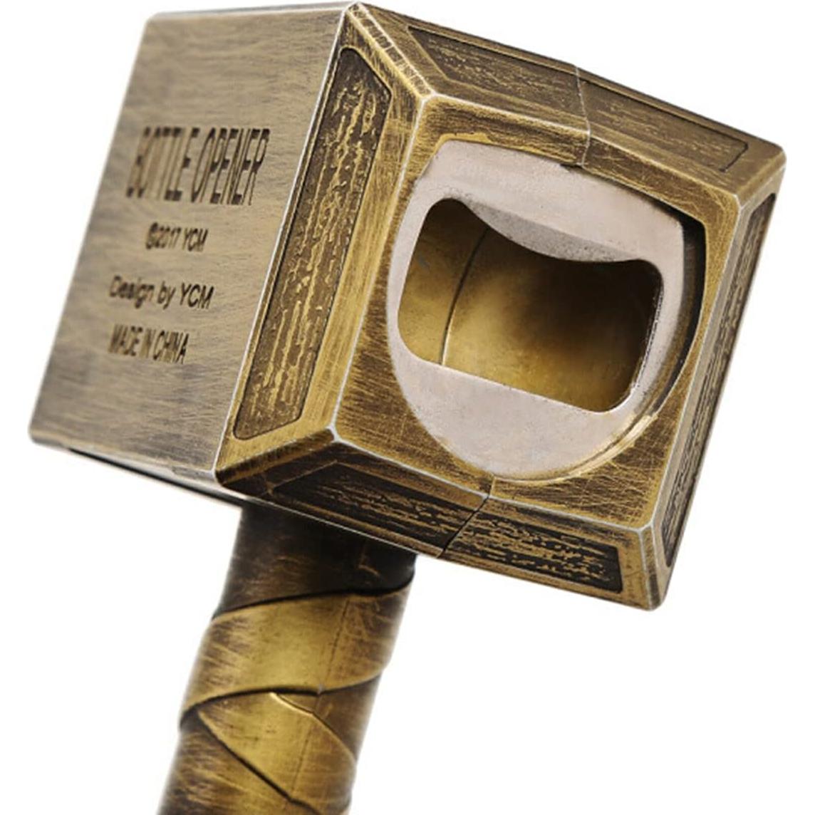 Abrebotellas Magnético de Cerveza VEADOOLLY Martillo Bronce