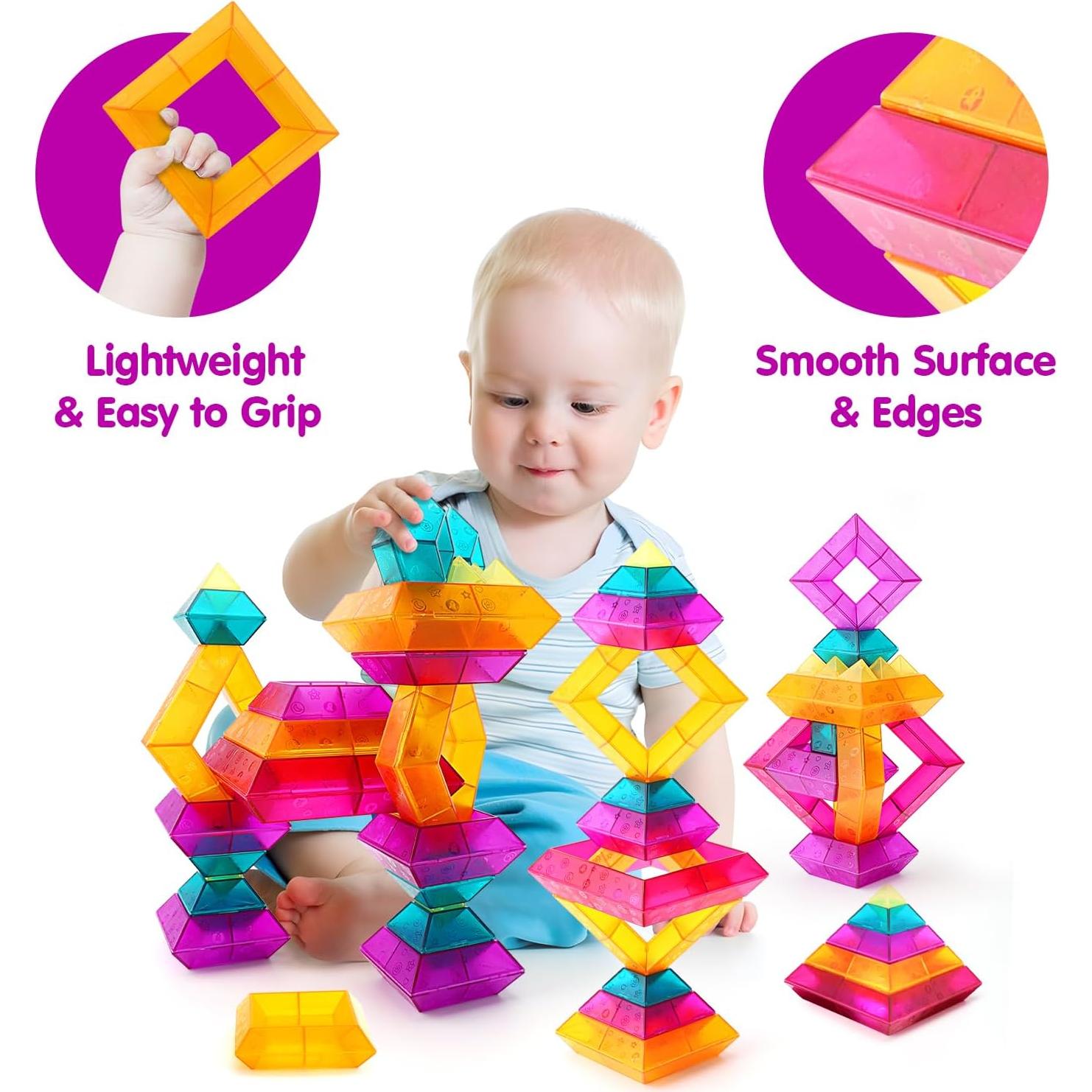 Juegos de Bloques de Construcción Runqia 30 Piezas Educativos