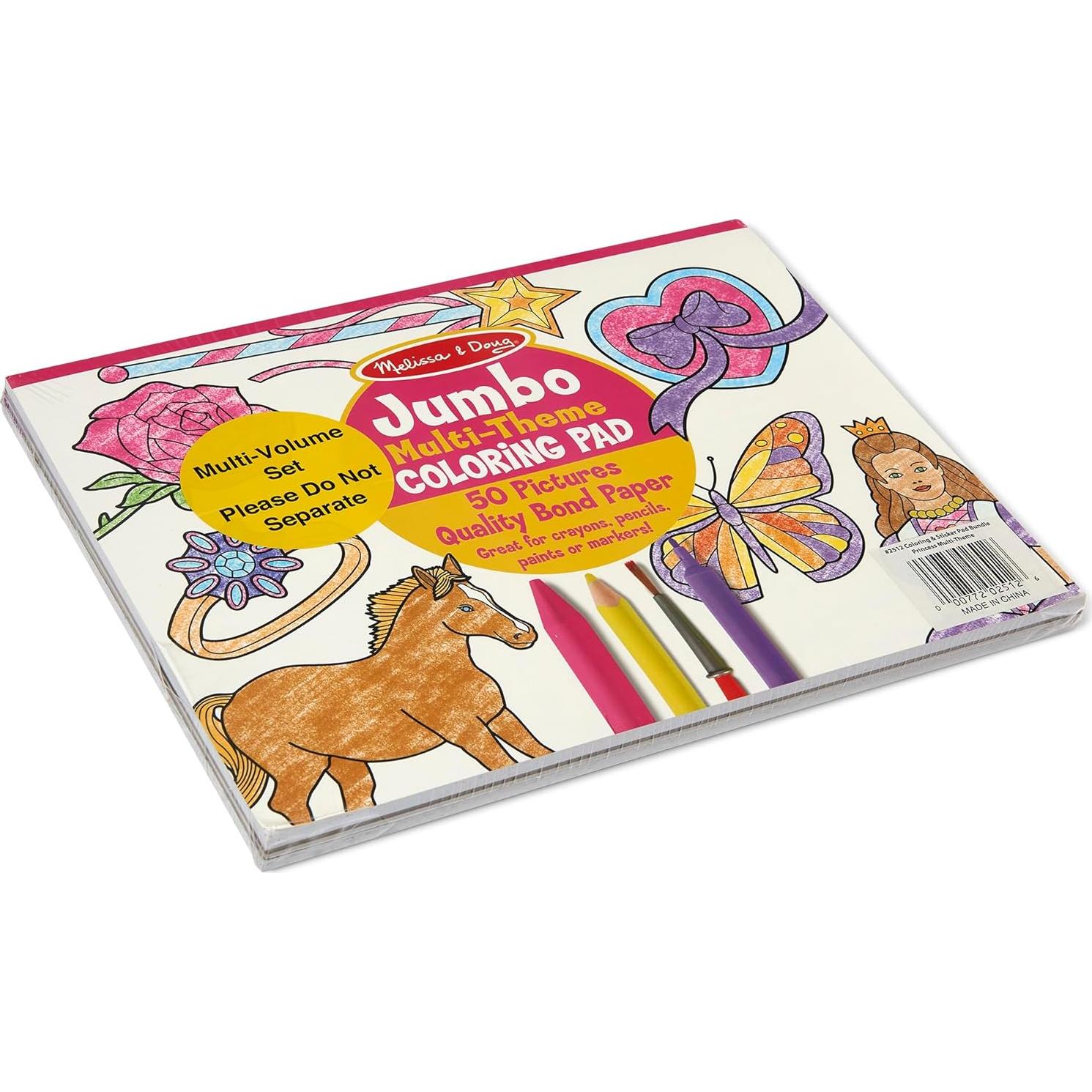 Set de Libros para Colorear y Stickers Melissa & Doug
