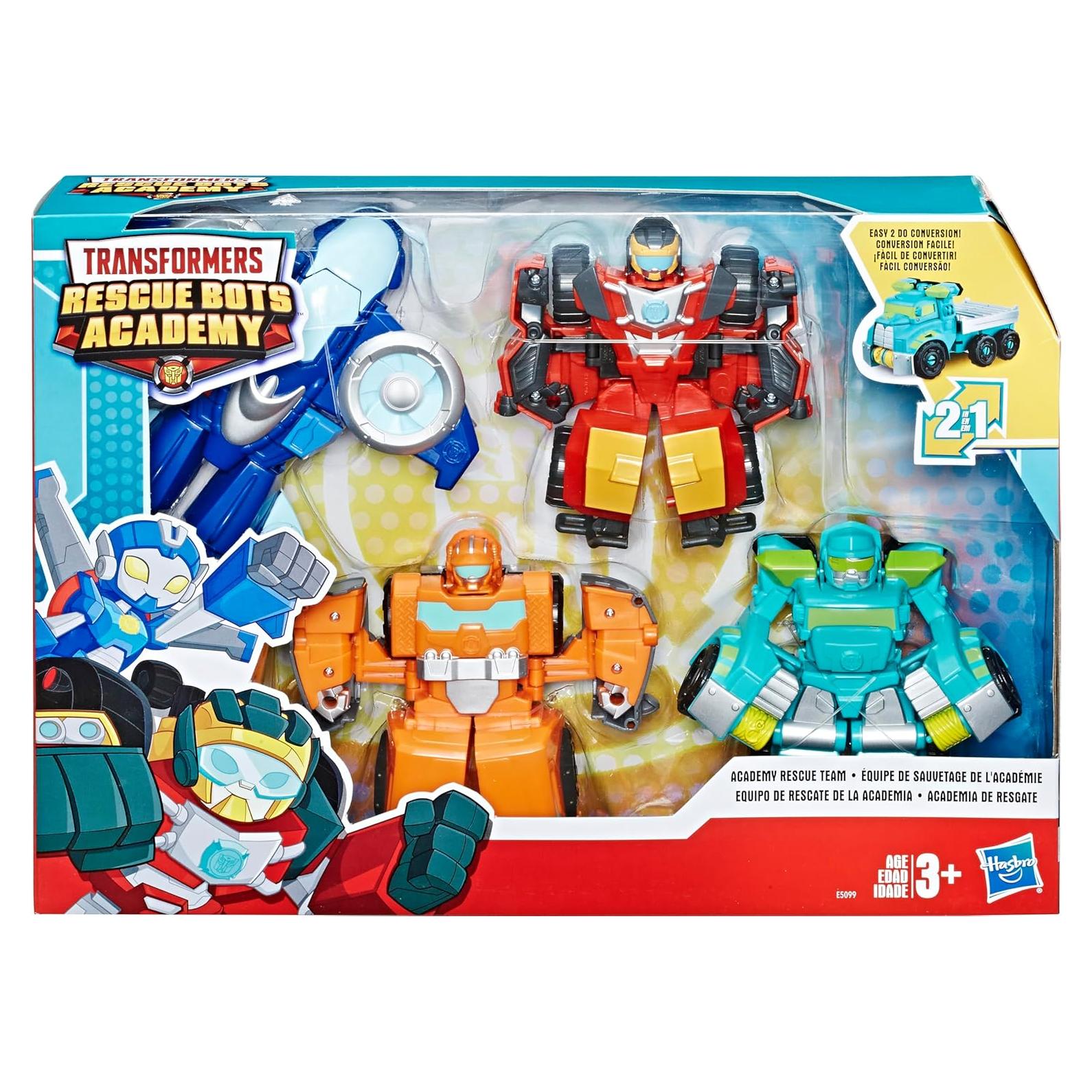 Equipo de Rescate Transformers Rescue Bots Playskool 4 Figuras