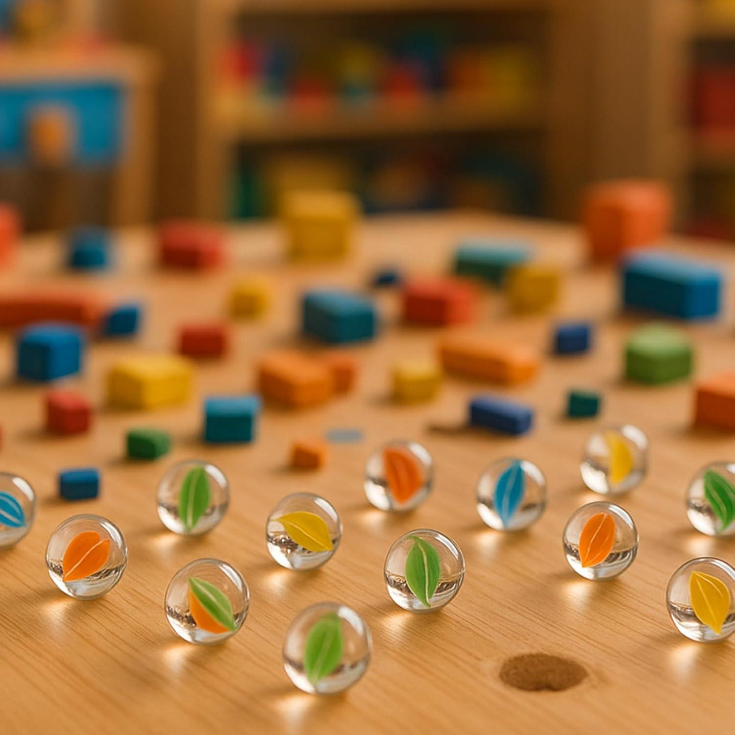 Canicas de Vidrio 60PCS LOVESTOWN Ojos de Gato 4.06 cm