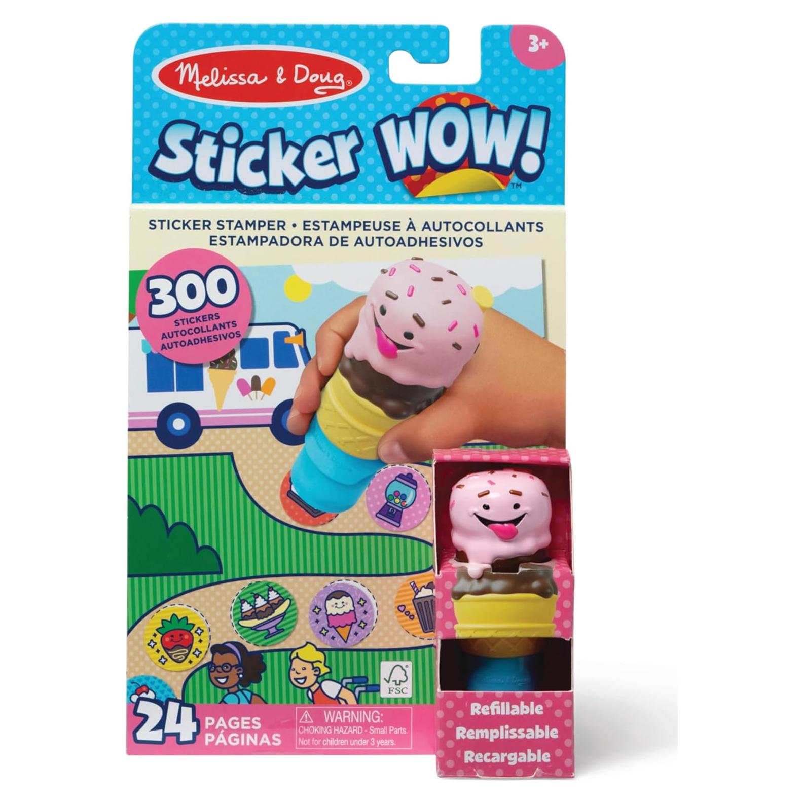 Bloc de Actividades Melissa & Doug Helado 24 Páginas 300 Stickers