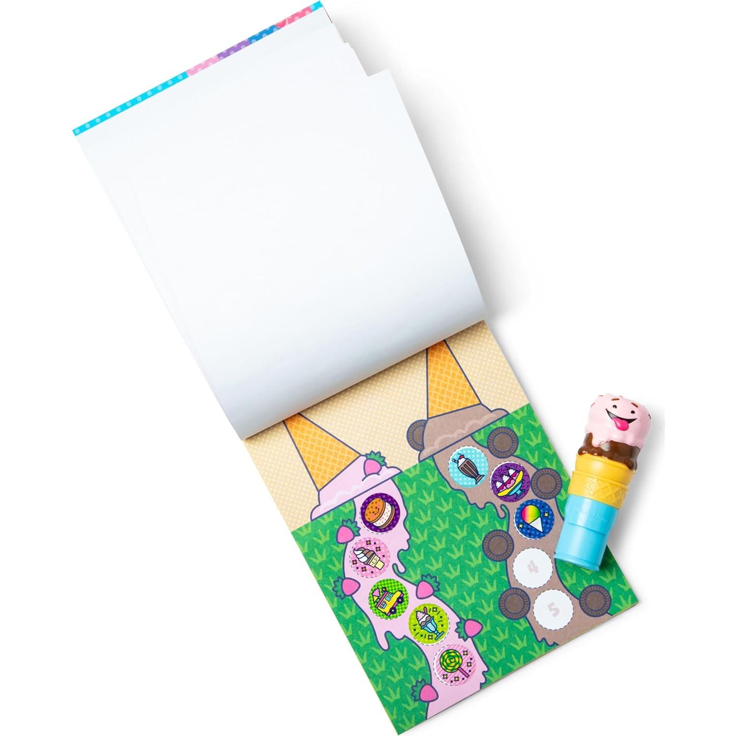 Bloc de Actividades Melissa & Doug Helado 24 Páginas 300 Stickers