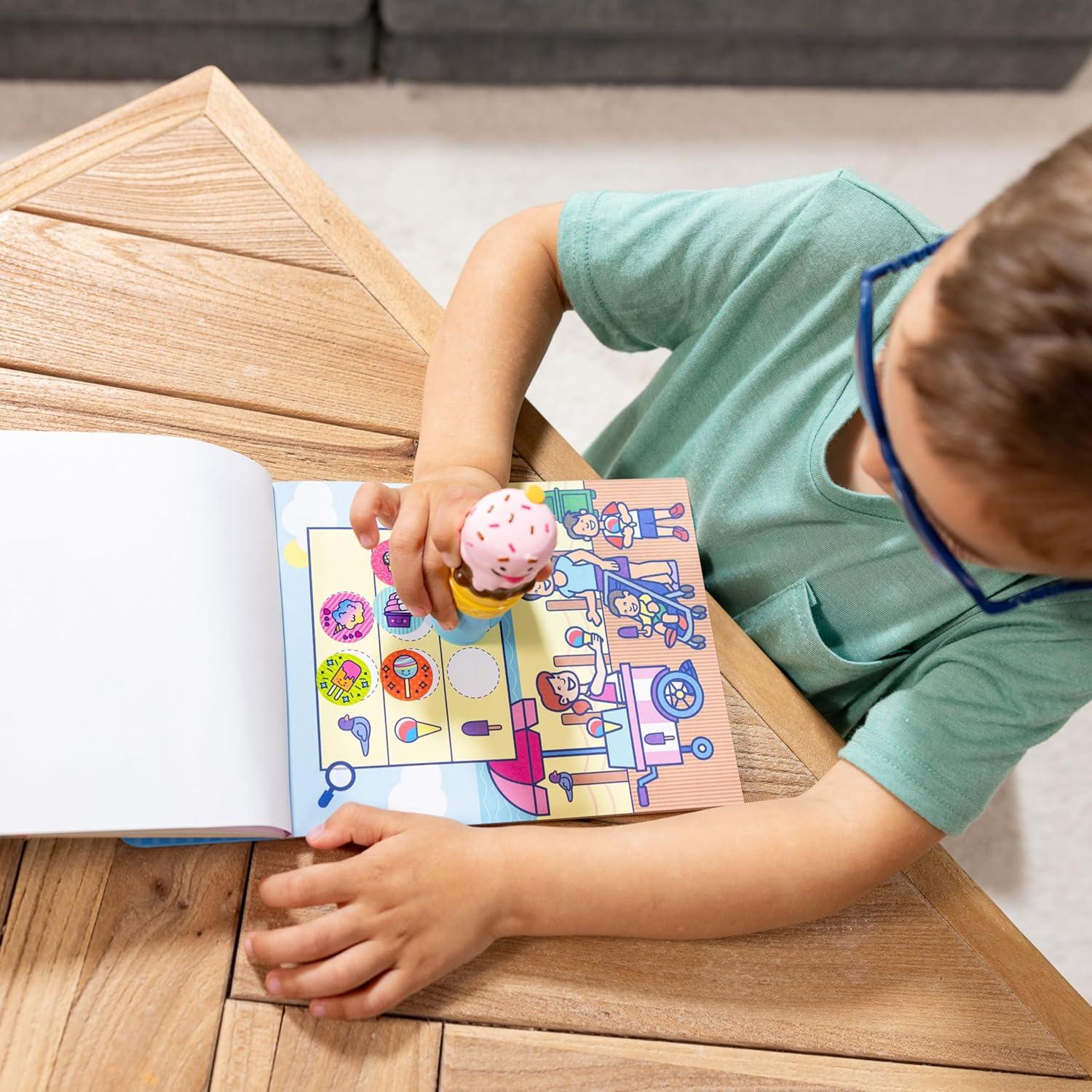 Bloc de Actividades Melissa & Doug Helado 24 Páginas 300 Stickers