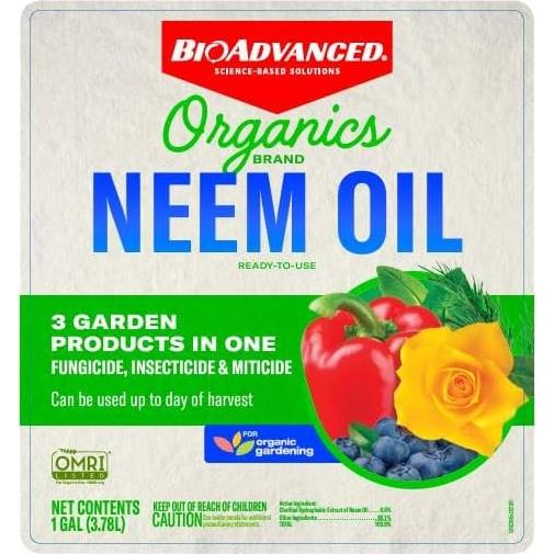 Aceite de Neem BioAdvanced 3.78L - Insecticida y Fungicida