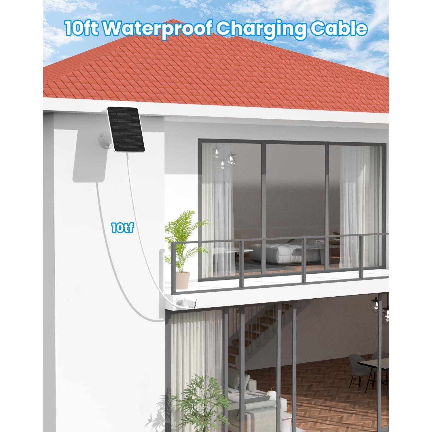 Paquete de 2 Cargadores Solares SW FUTURE para Arlo 2da Gen