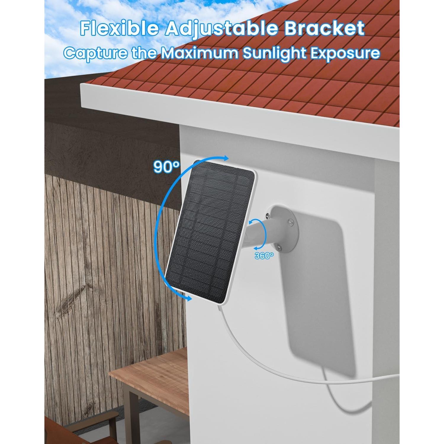 Paquete de 2 Cargadores Solares SW FUTURE para Arlo 2da Gen