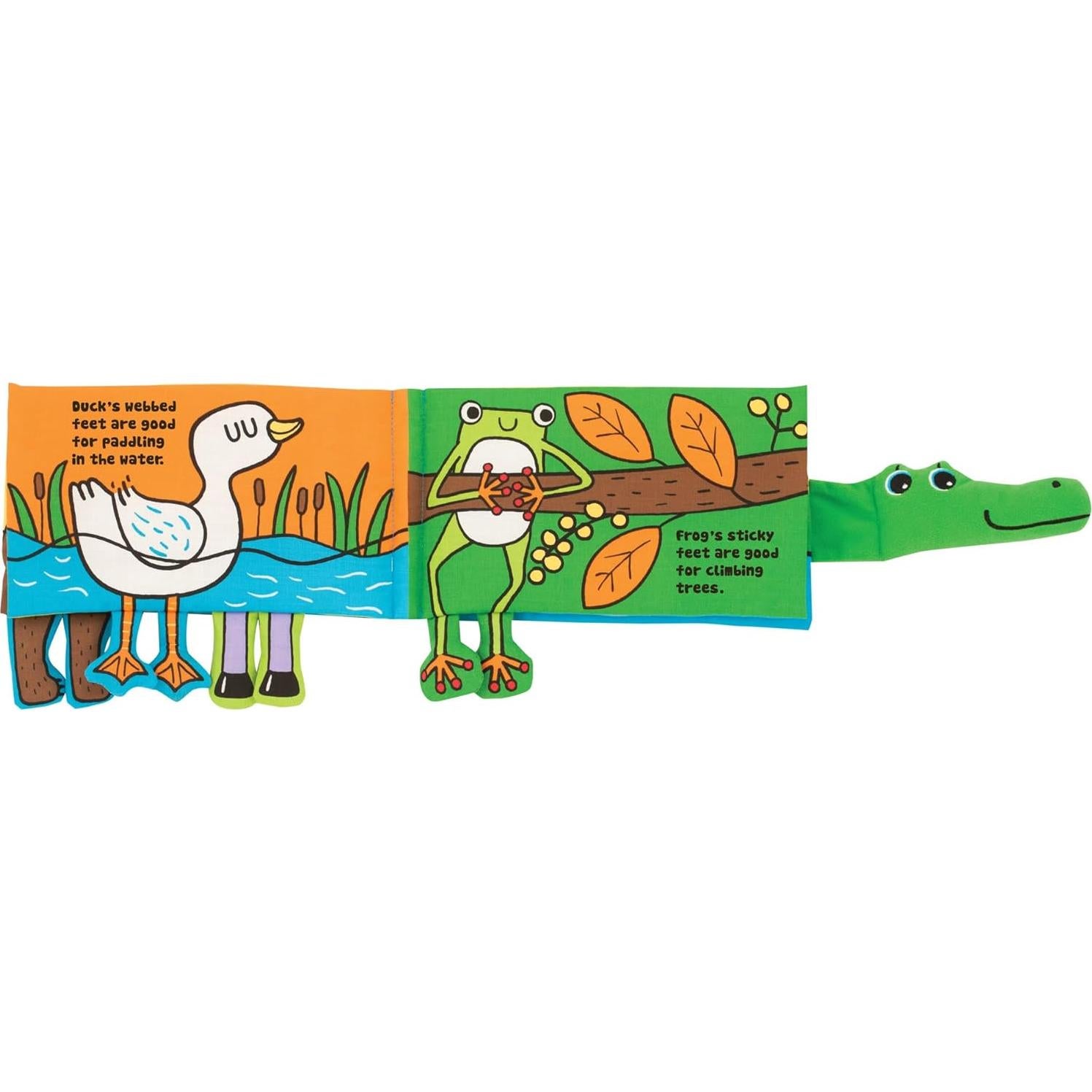 Libro de Actividades Suaves Melissa & Doug - Pies del Cocodrilo