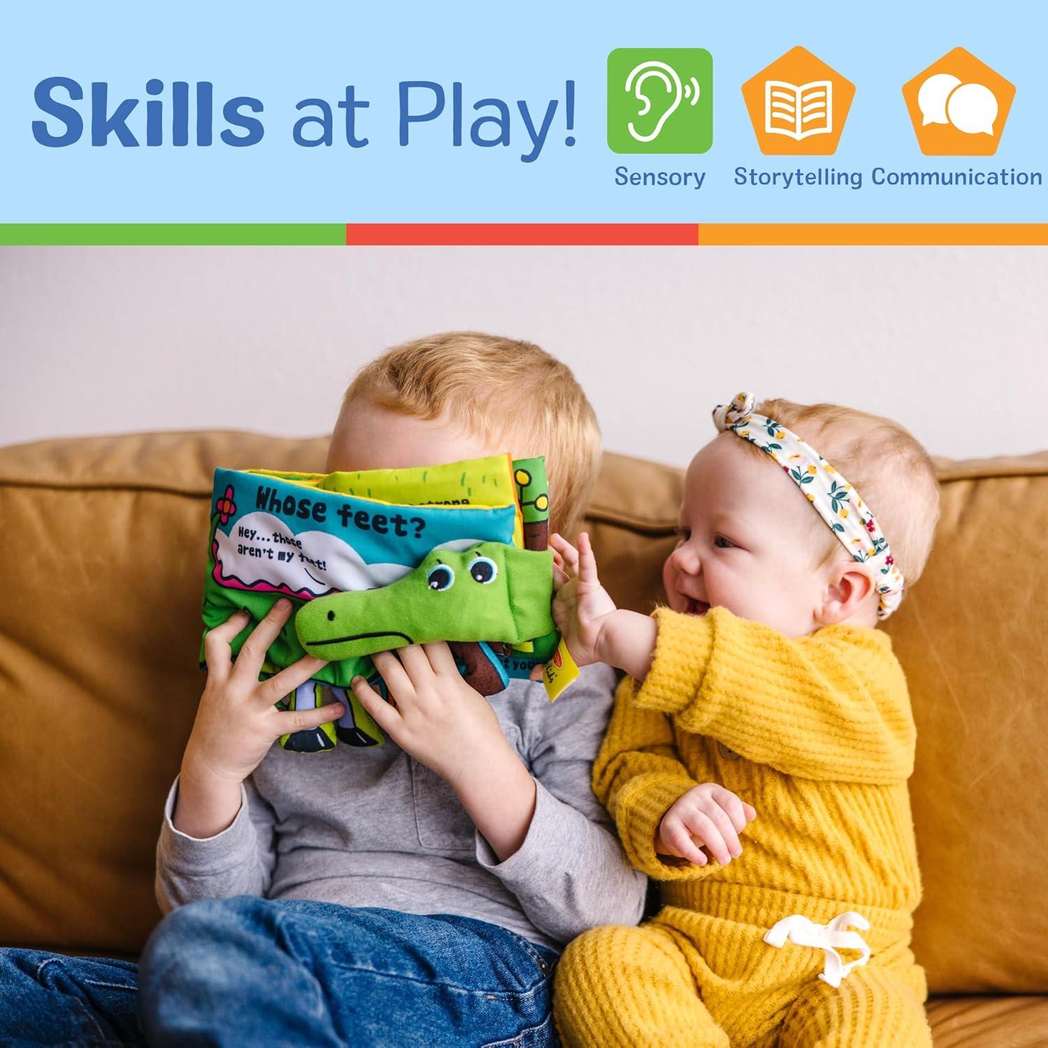 Libro de Actividades Suaves Melissa & Doug - Pies del Cocodrilo