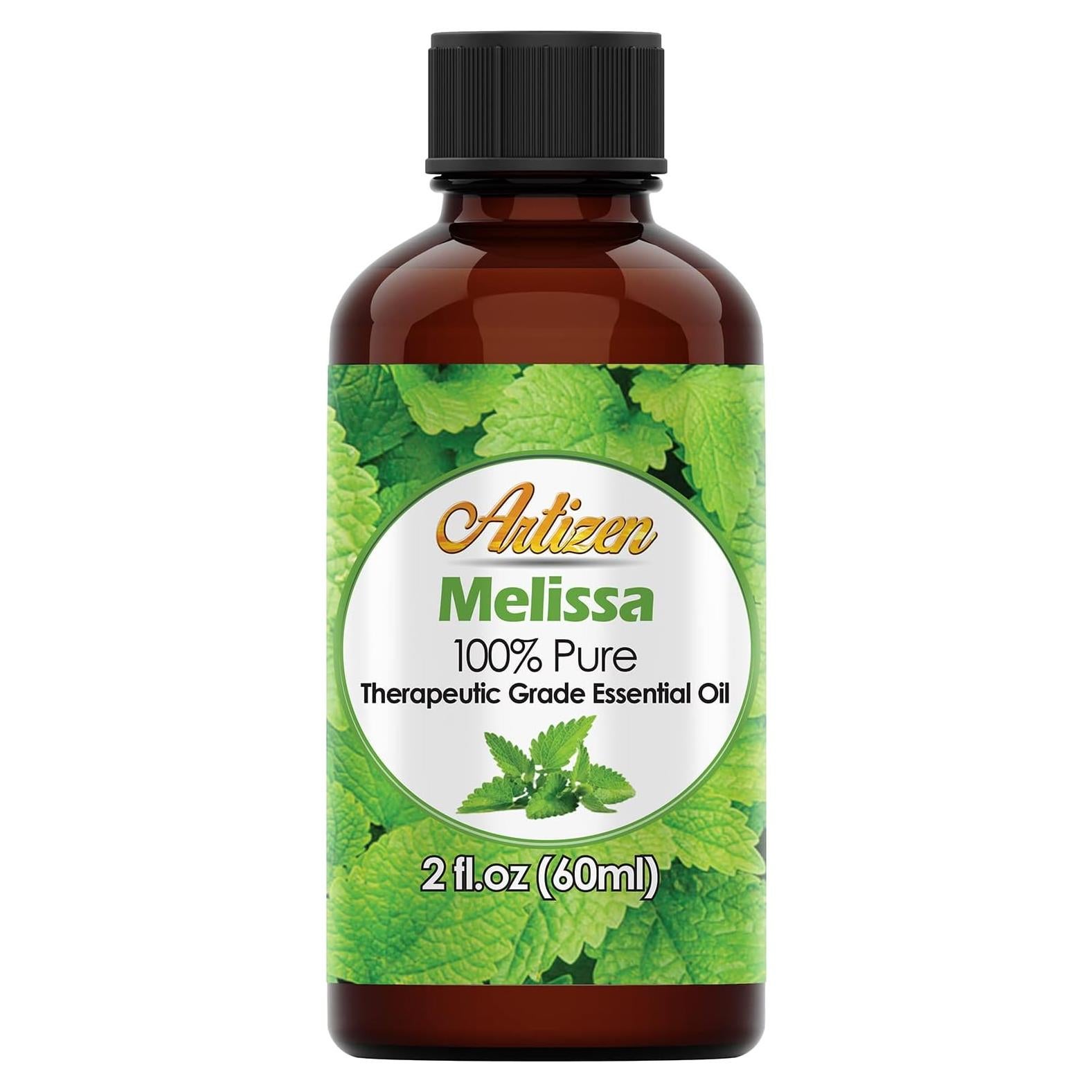 Aceite Esencial de Melissa Artizen 60 ml Puro para Aromaterapia