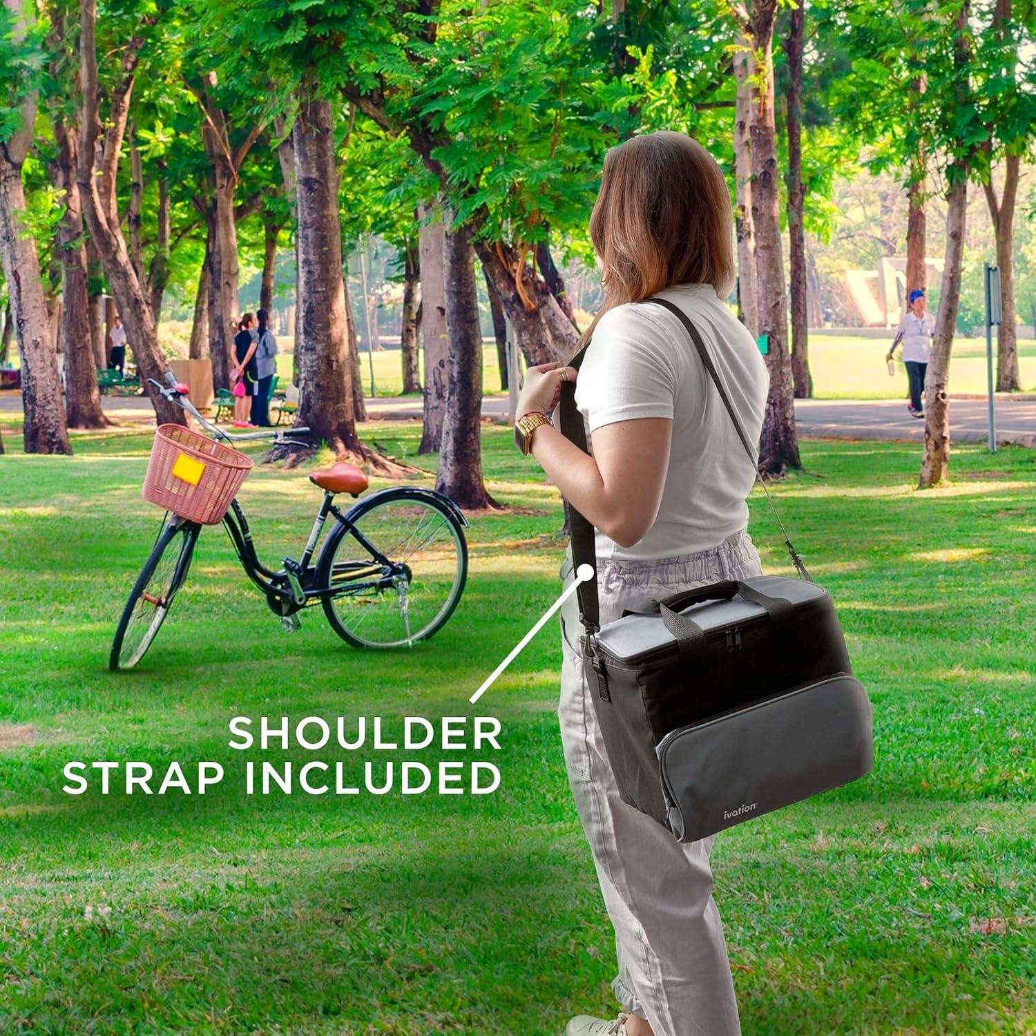 Bolsa Enfriador Eléctrico Ivation 15L Portátil para Viajes