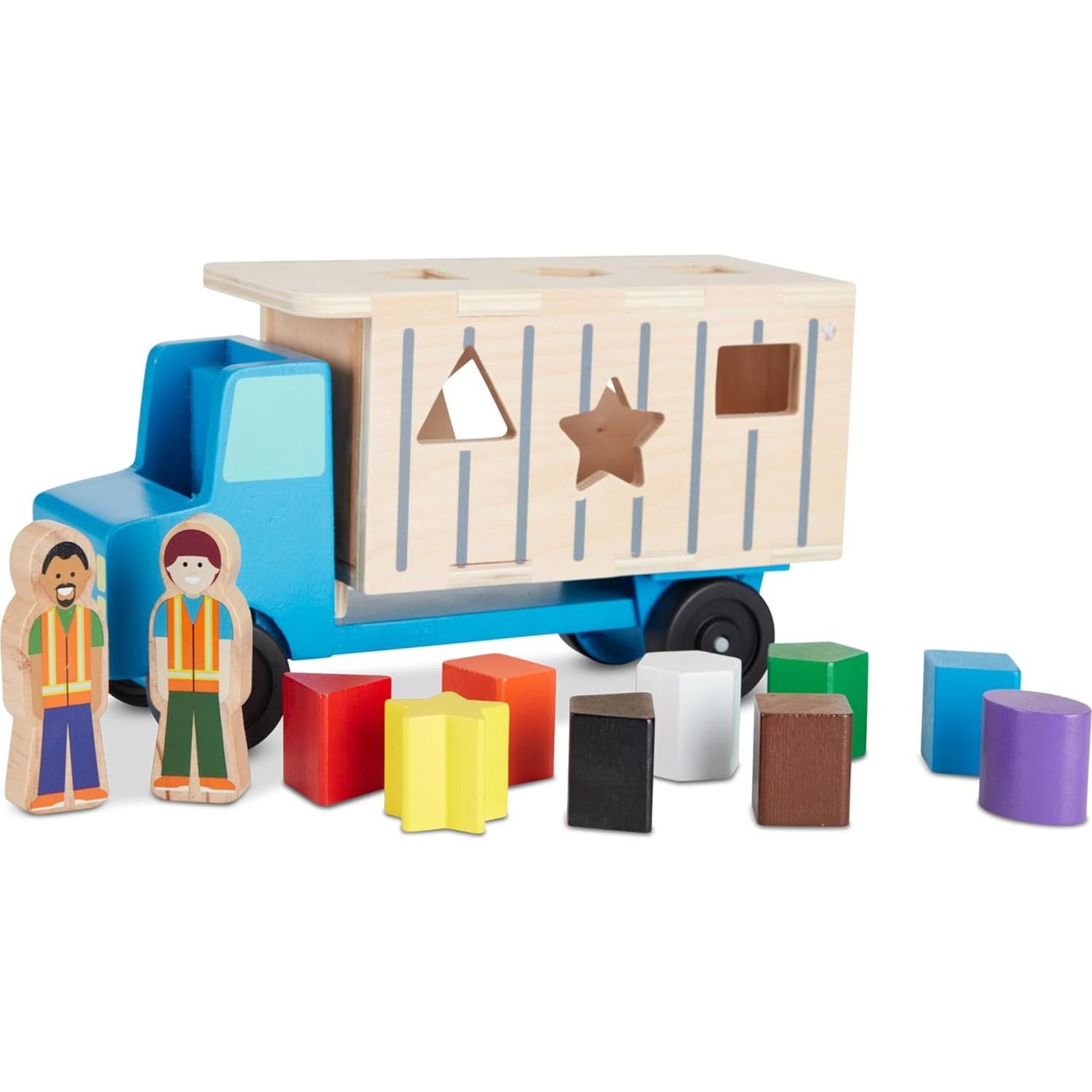 Camión Volquete de Madera Melissa & Doug con Clasificador