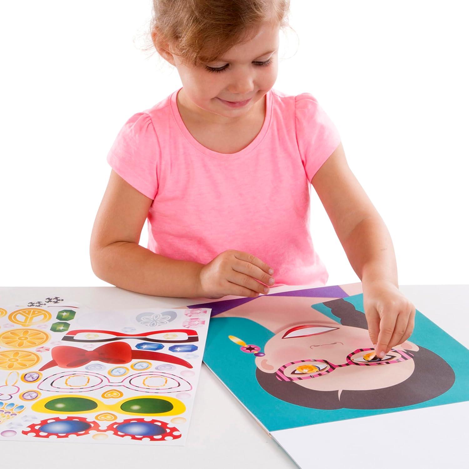 Almohadilla de Pegatinas Melissa & Doug - 20 Caras y 250 Accesorios