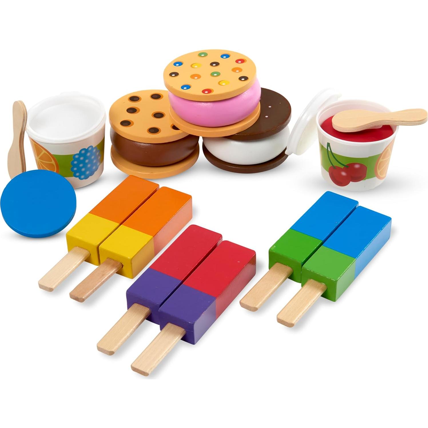 Juego de Helados de Madera Melissa & Doug - 24 Piezas