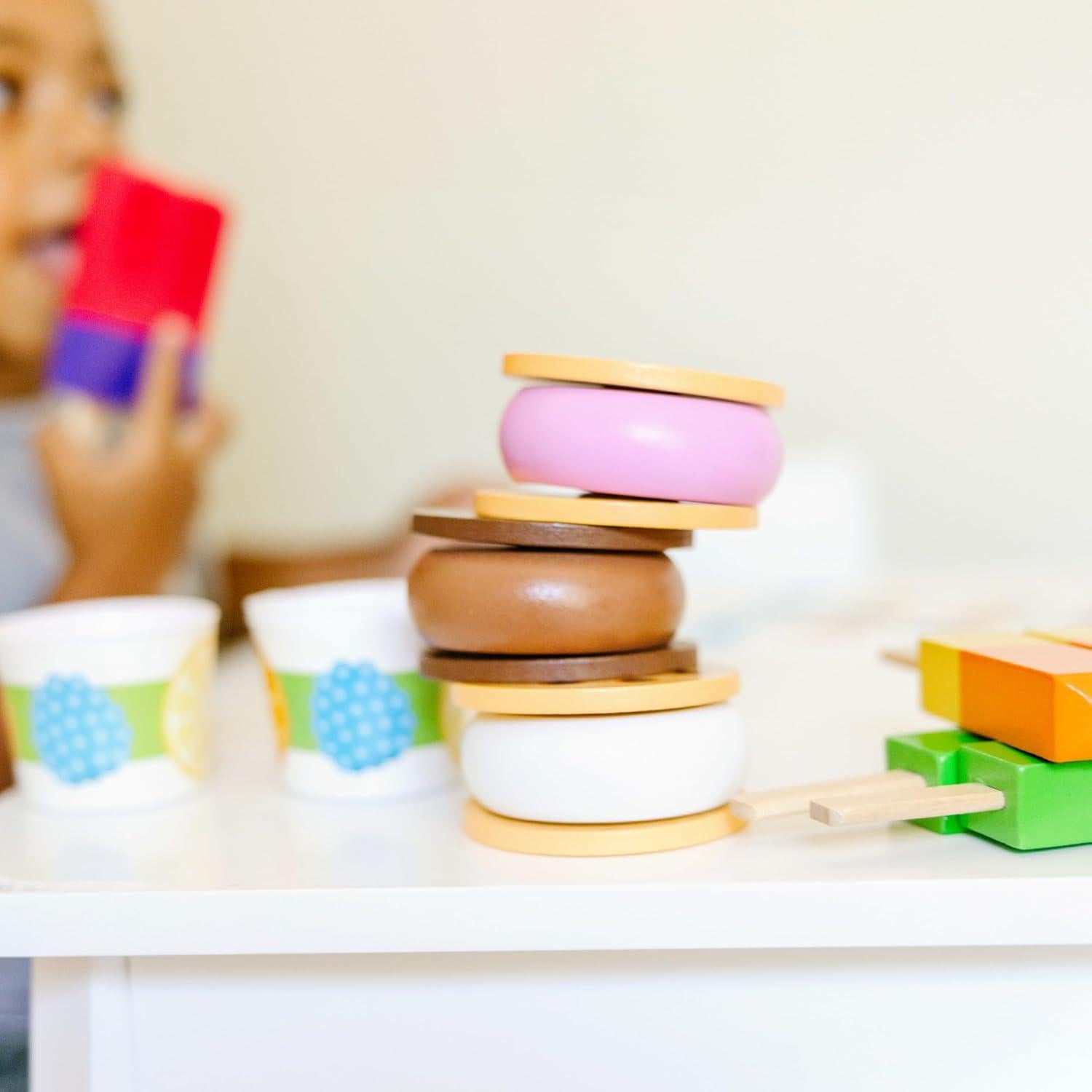 Juego de Helados de Madera Melissa & Doug - 24 Piezas