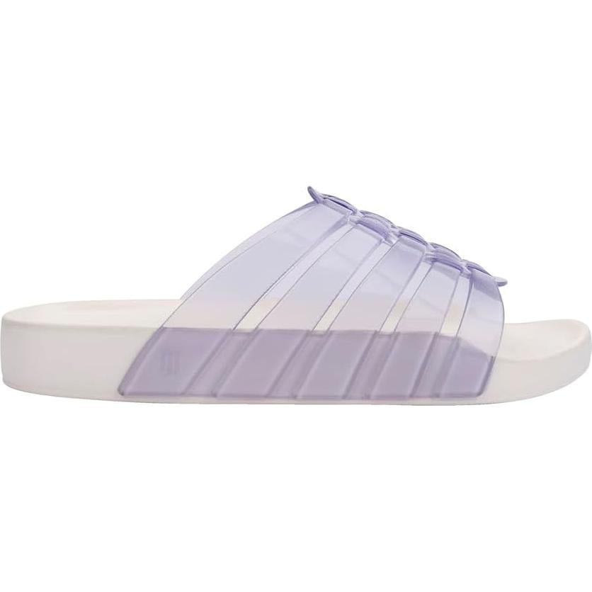 Sandalias Melissa Possession Slide Mujeres Blanco Transparente