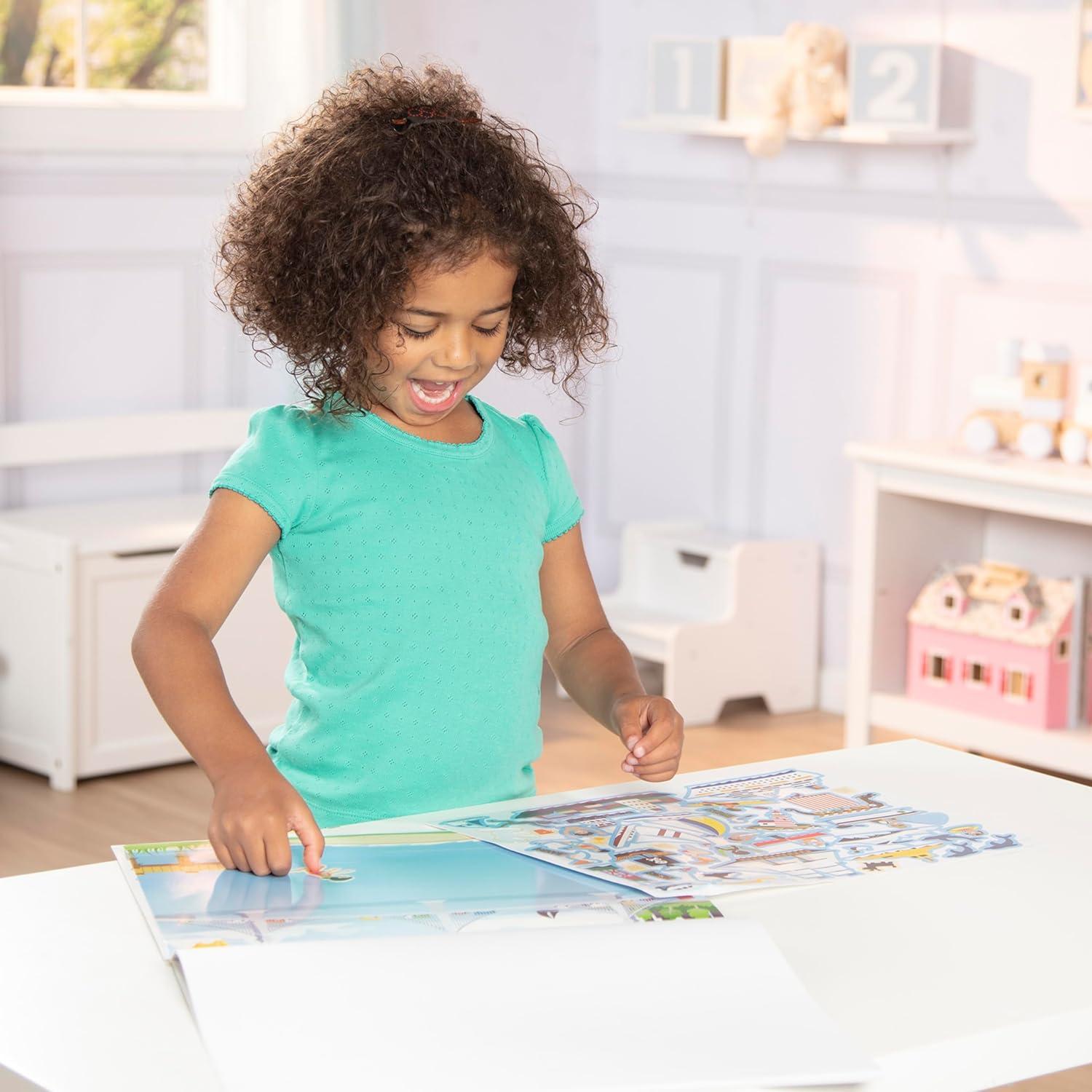 Almohadilla de Calcomanías Reutilizables Melissa & Doug Vehículos