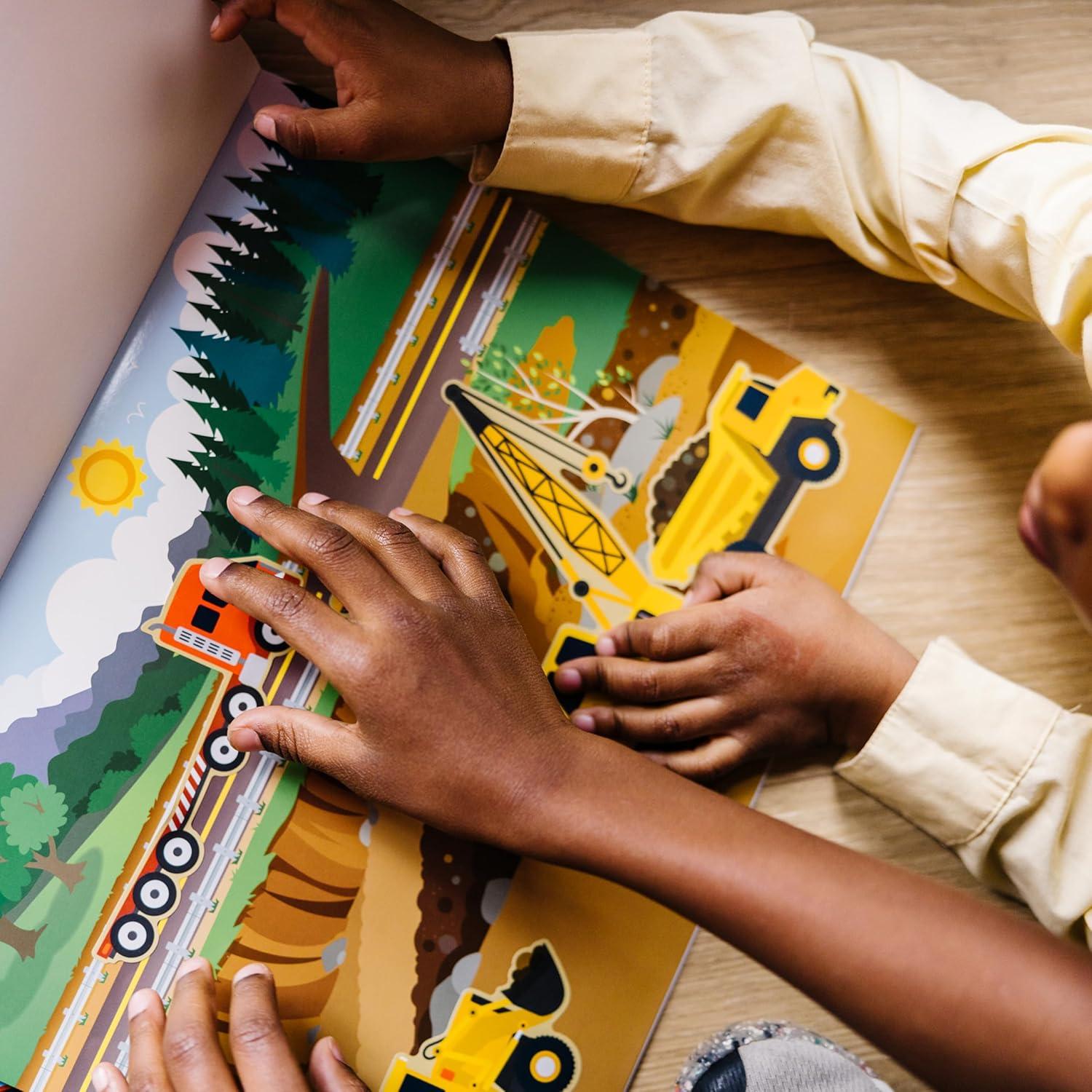 Almohadilla de Calcomanías Reutilizables Melissa & Doug Vehículos