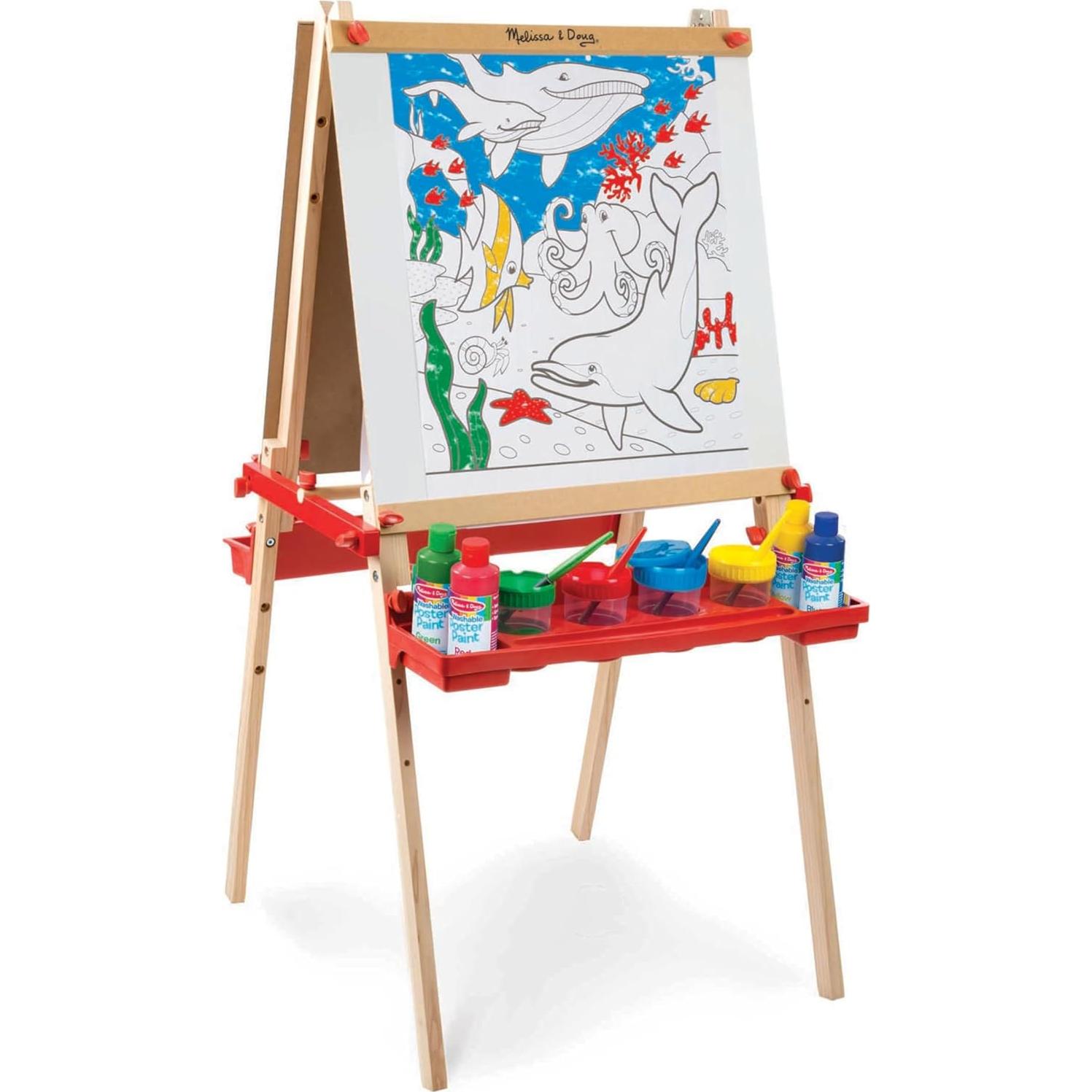 Juego de Accesorios de Arte Melissa & Doug - Pintura y Tizas