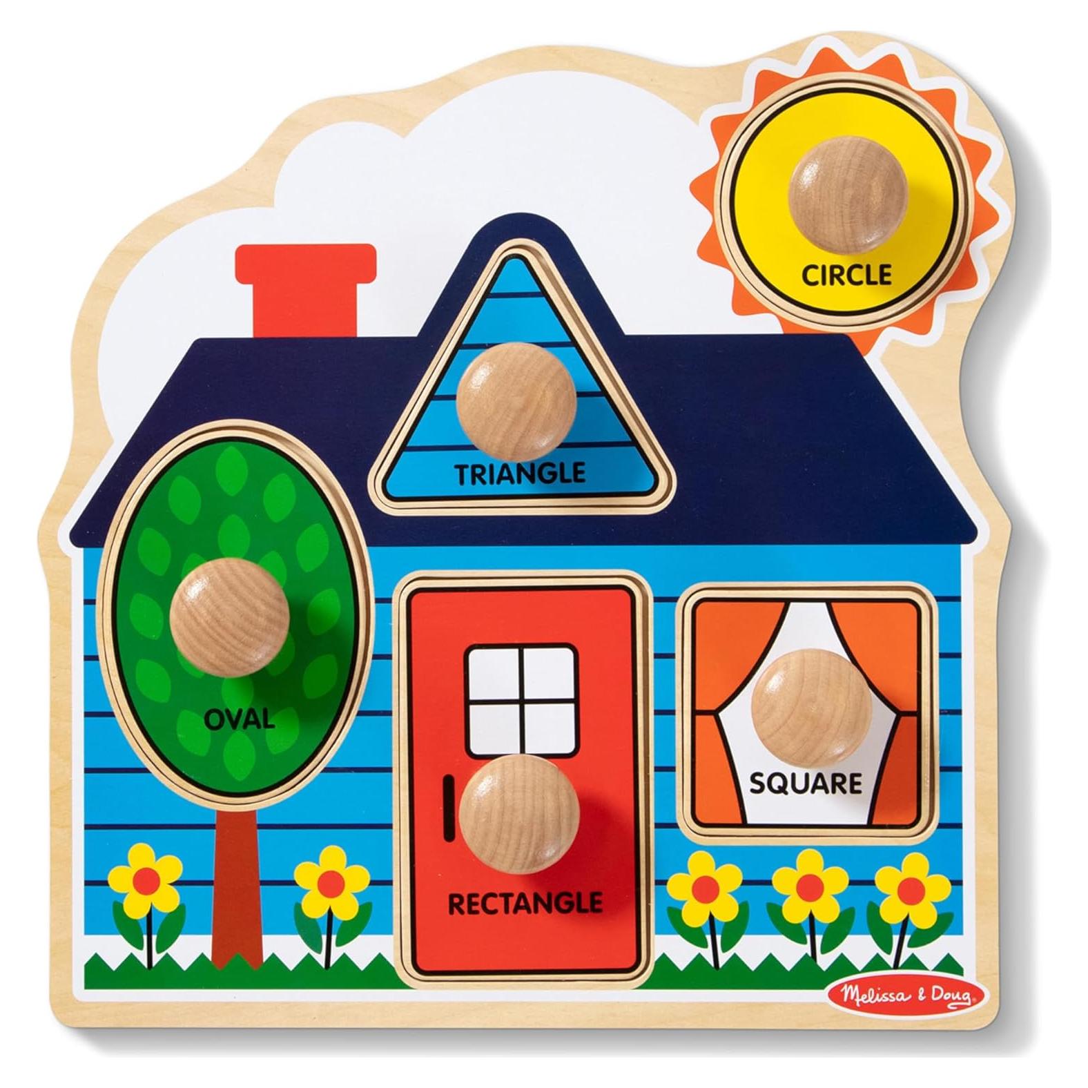 Rompecabezas de Madera Melissa & Doug Formas Jumbo 30.5 cm
