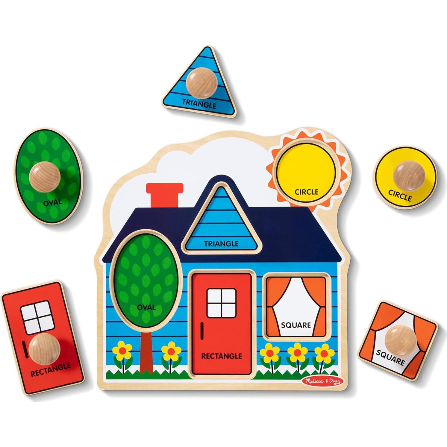 Rompecabezas de Madera Melissa & Doug Formas Jumbo 30.5 cm