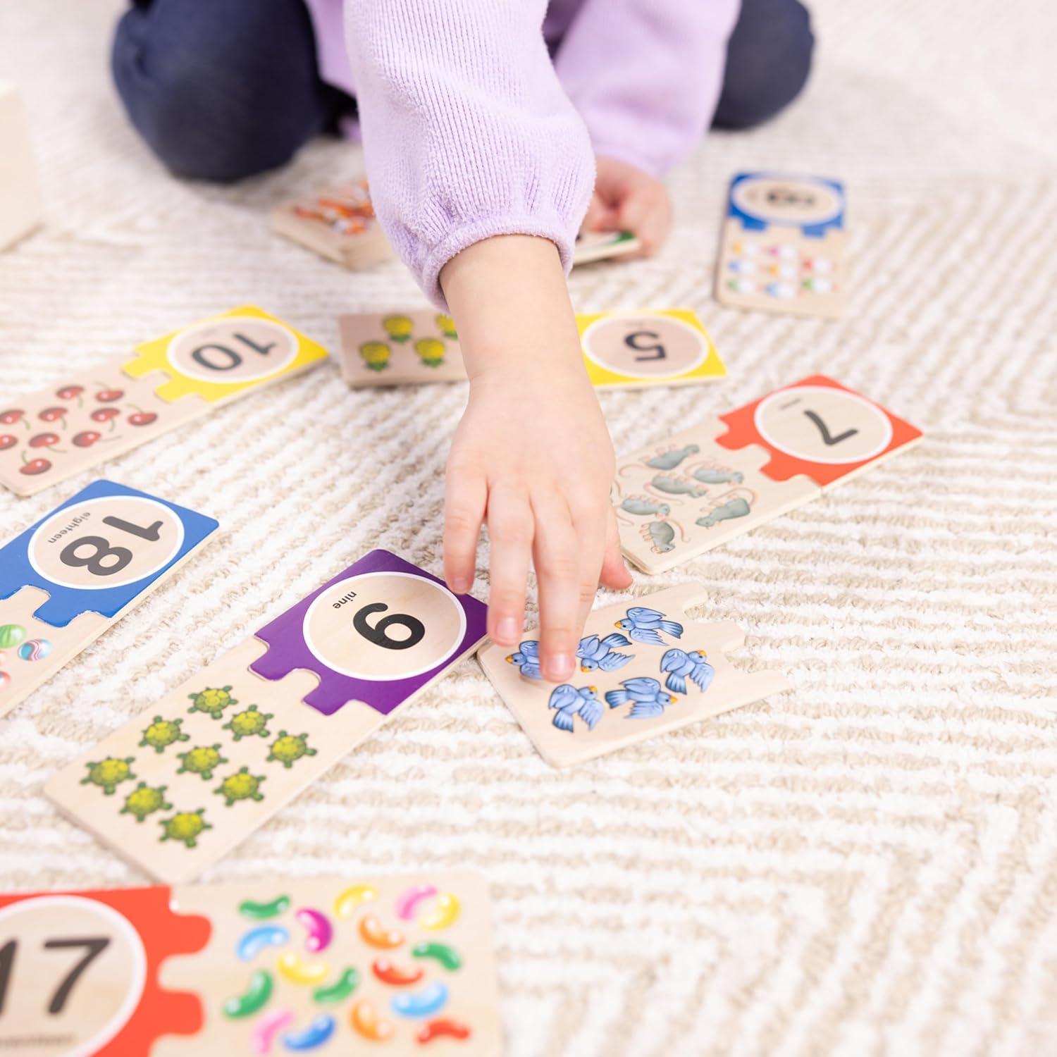 Rompecabezas de Números Melissa & Doug 40 Piezas Madera