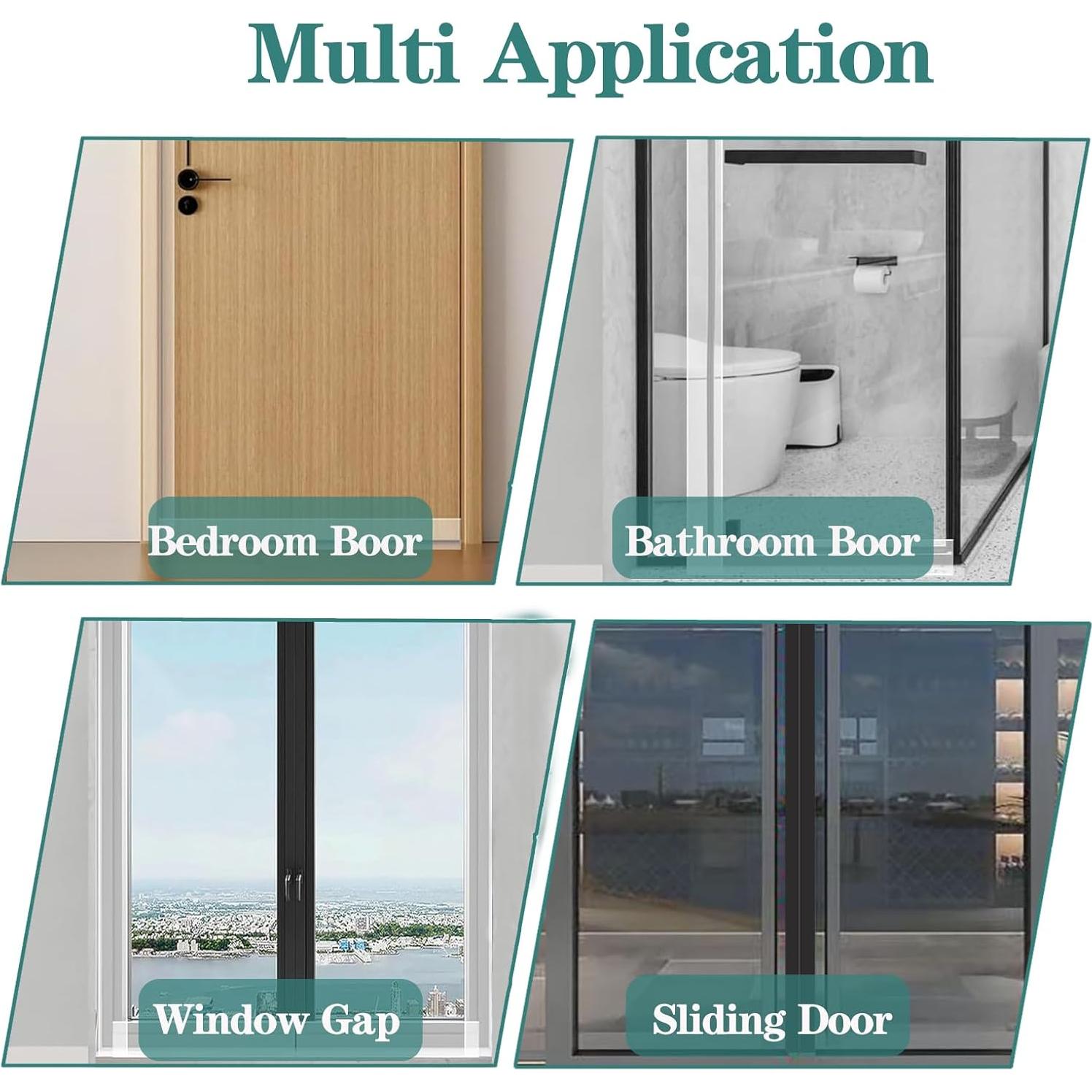 Sello de Puerta WEZKYLCG con Burlete de Silicona 5.08 cm x 6.1 m