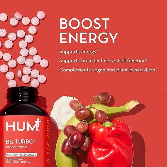 Suplemento Vitamina B12 HUM Nutrition 30 Tabletas Veganas