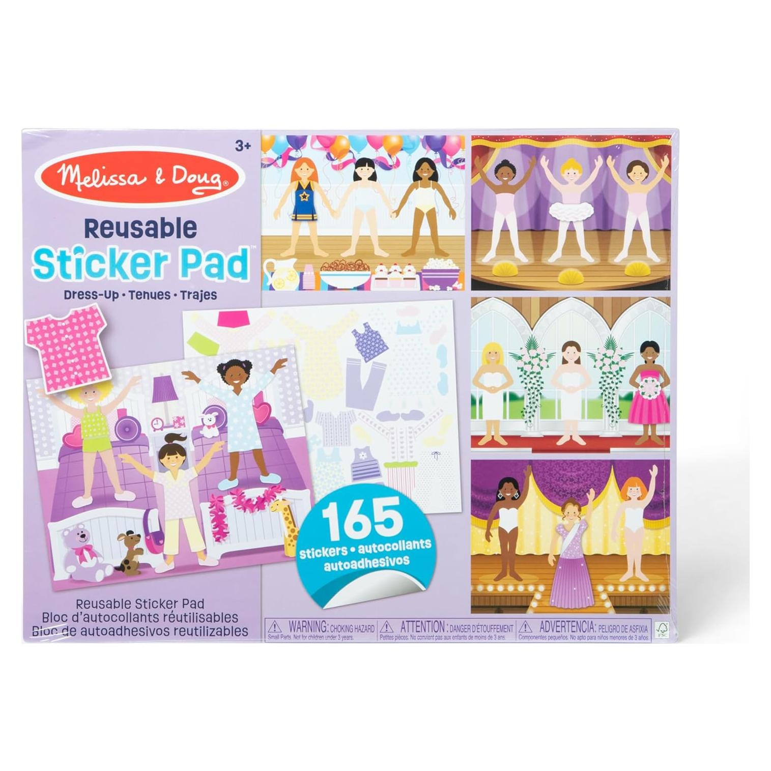 Almohadilla de Calcomanías Reutilizables Melissa & Doug 165+