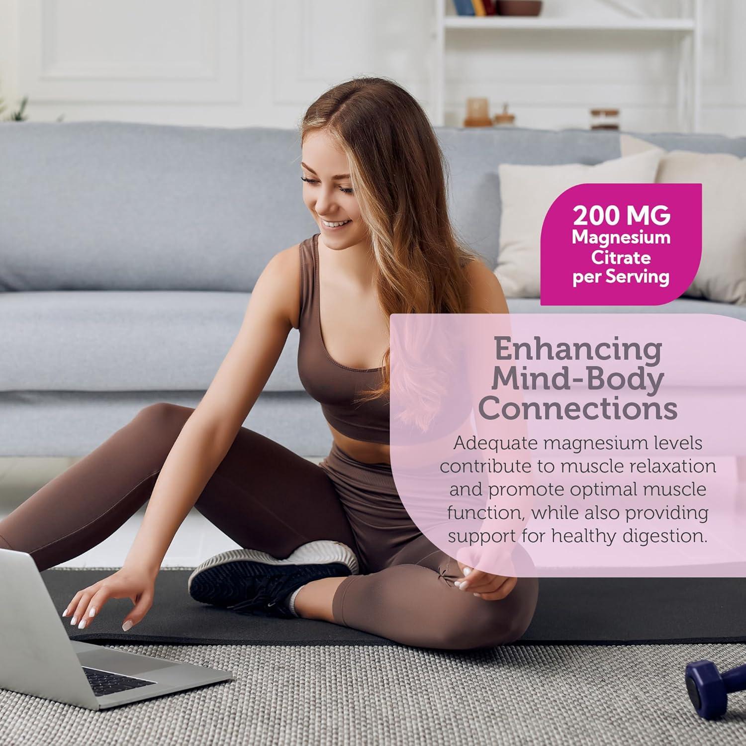 Cápsulas de Magnesio Citrato Zahler 200 mg - 60 Unidades