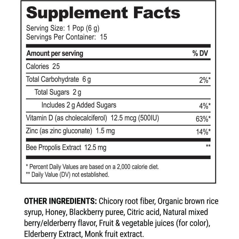 Chupetines Calmantes para Niños Beekeeper's Naturals 15 ct