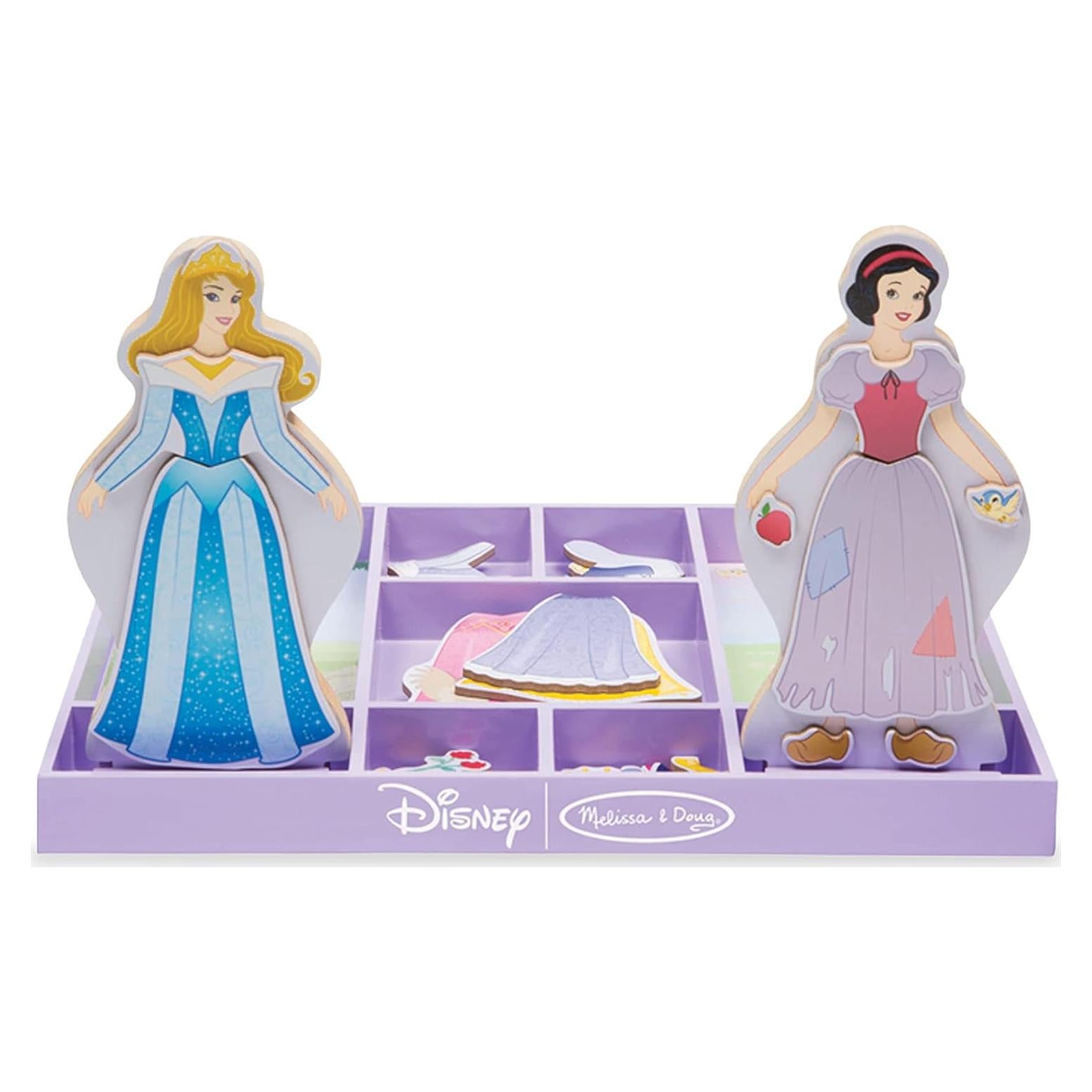 Muñeca Magnética Melissa & Doug Bella y Blancanieves 40+ Piezas