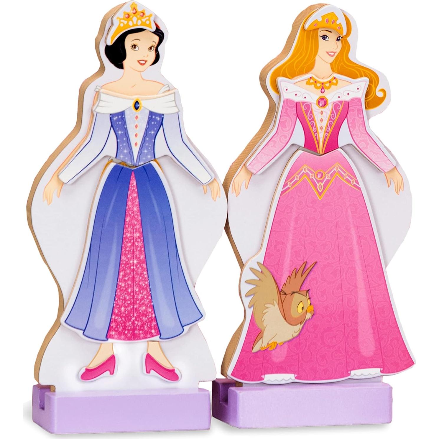 Muñeca Magnética Melissa & Doug Bella y Blancanieves 40+ Piezas