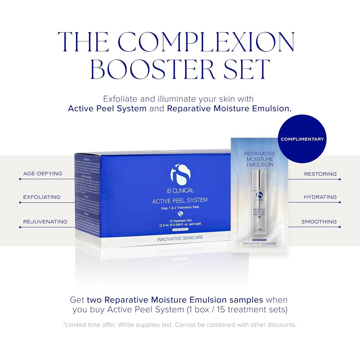 Sistema de Pelado Activo iS CLINICAL 2 Pasos Exfoliación Facial