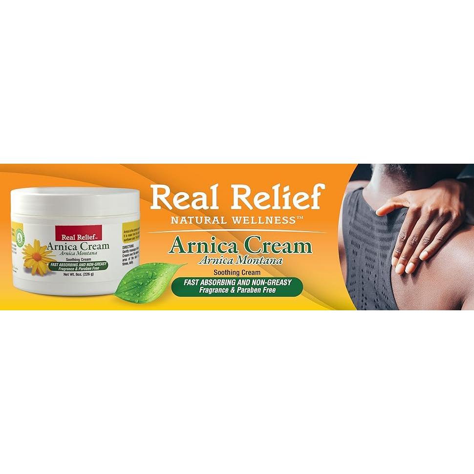 Crema de Árnica Real Relief 113.4 g - Calmante y No Grasosa