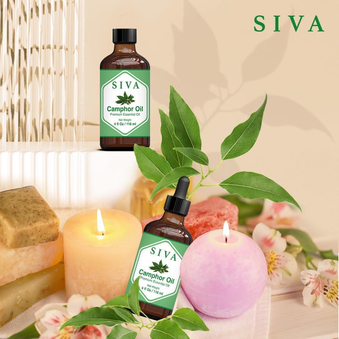 Aceite Esencial de Alcanfor SIVA 118 ml - Aromaterapia y Cuidado de la Piel
